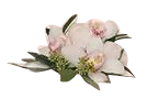 Ornement de cercueil d'orchidées